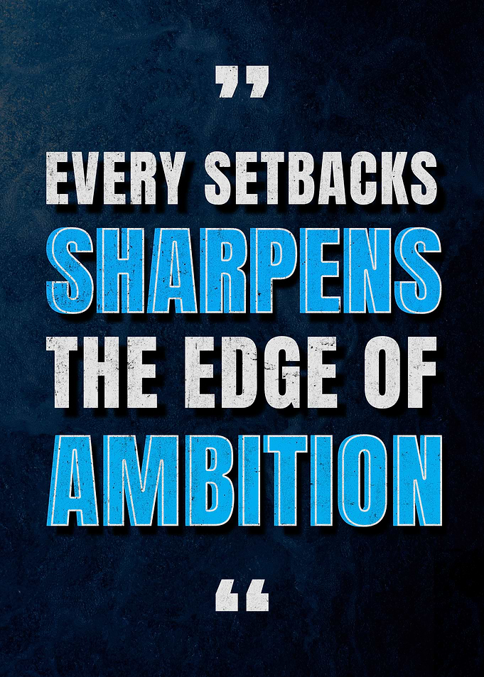 Ambitious Motivational Entrepreneur Quote Grunge background