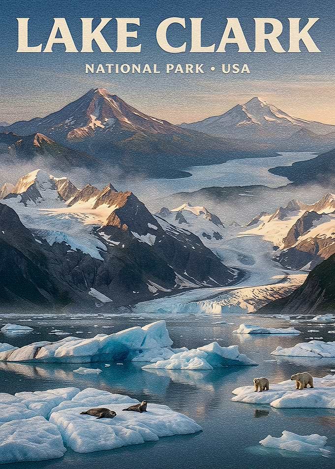 Lake Clark National Park Poster