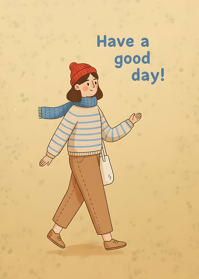 Have a good day illustration