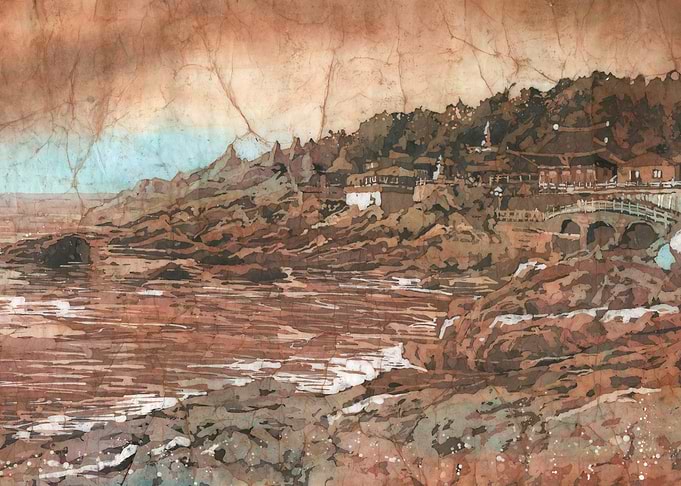 Busan Temple Korean Buddhist Seascape