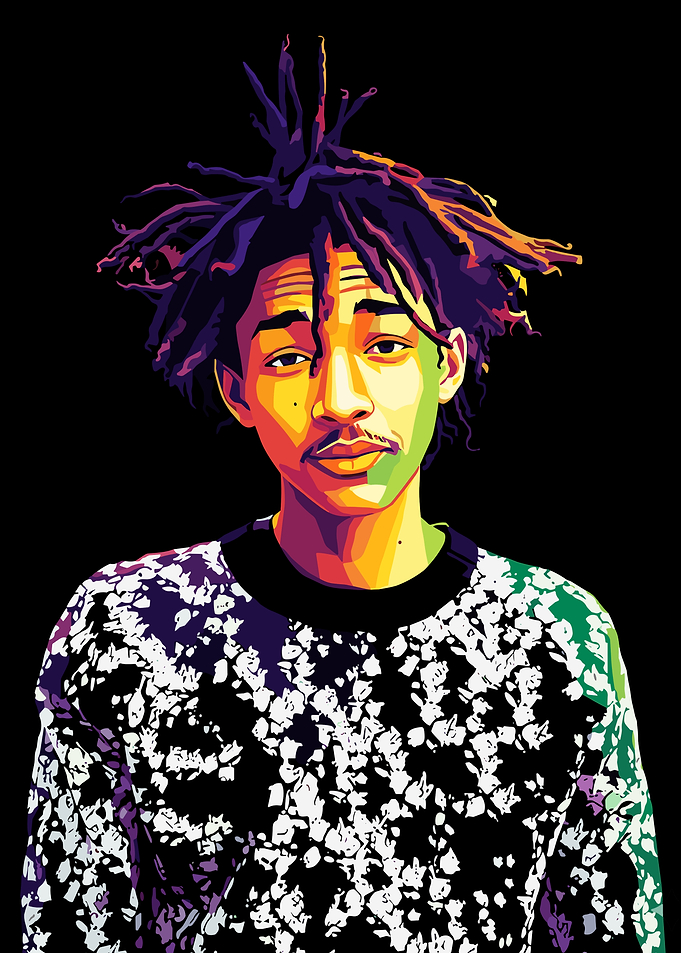 Jaden Smith Pop Art Portrait