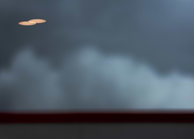 Abstract Blurred Lights and Clouds