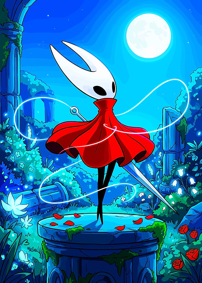 Hornet from Hollow Knight fanart