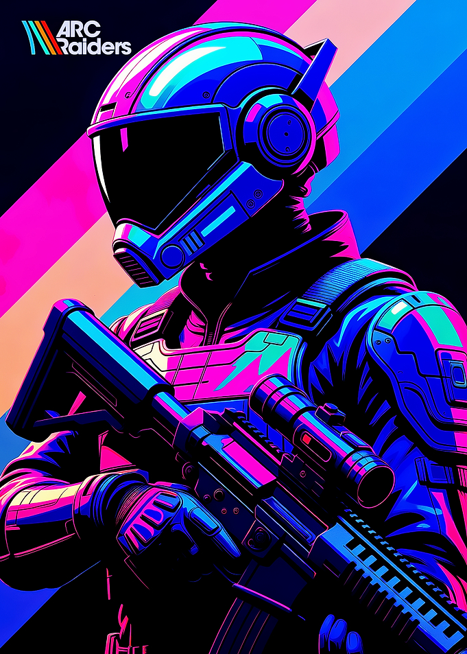 Arc Raiders Neon Soldier