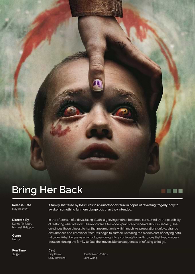 Bring Her Back Movie Poster