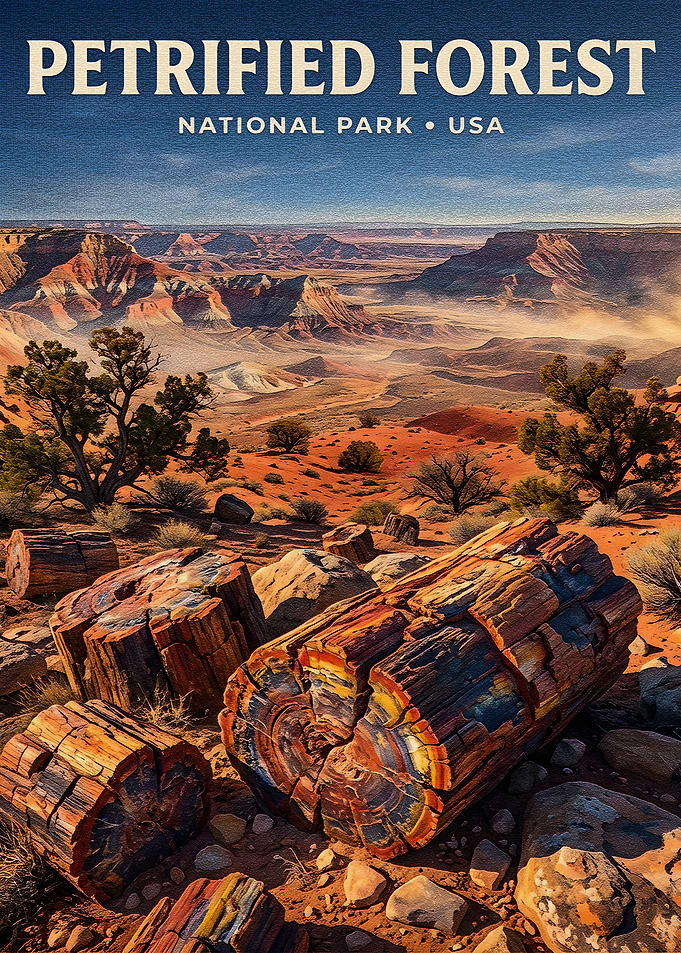 Petrified Forest National Park Poster
