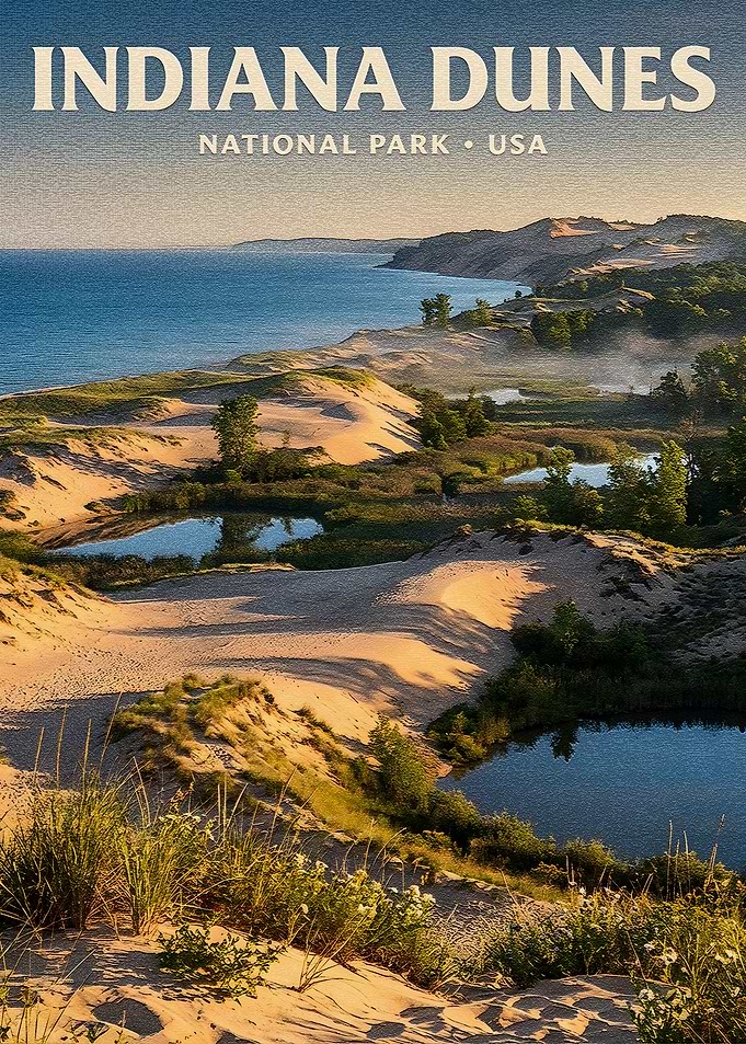 Indiana Dunes National Park Poster