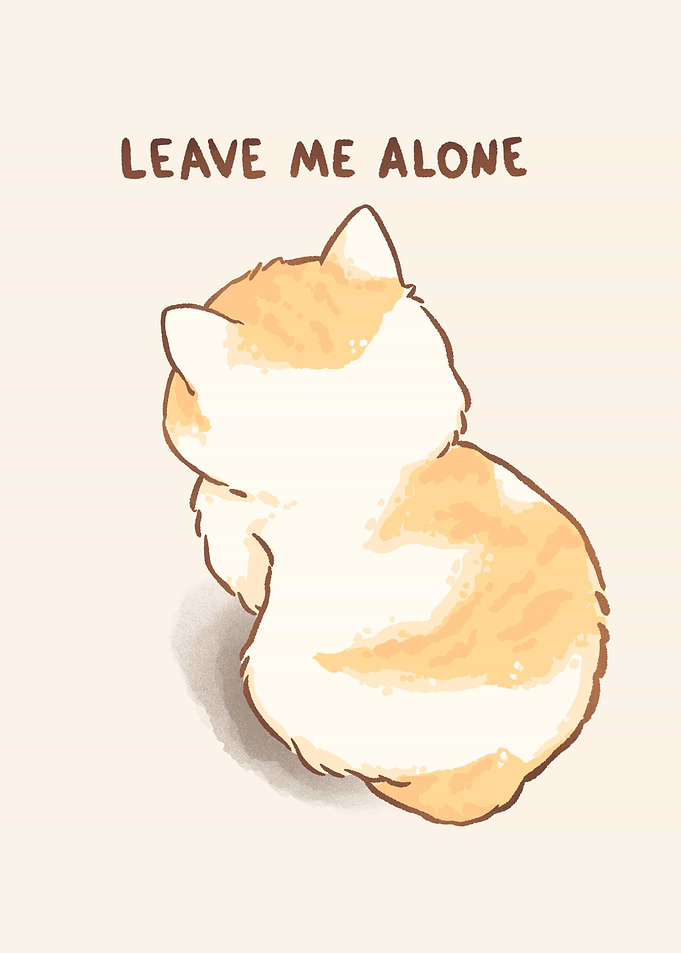 Sad Cat – Leave Me Alone