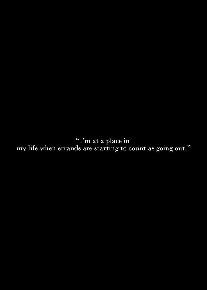 Errands as Going Out Quote