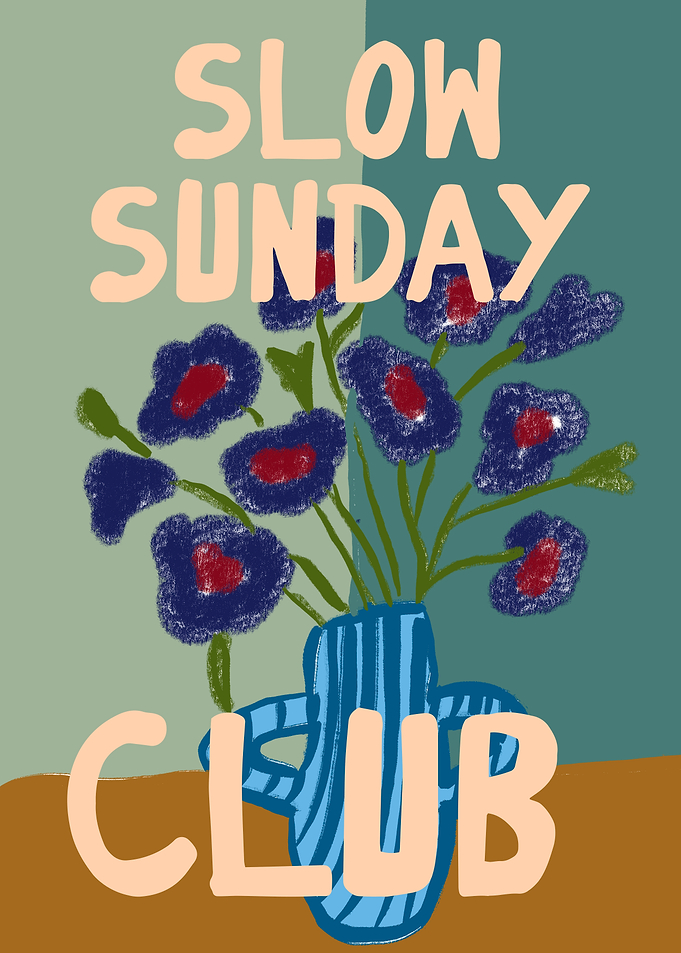 Slow Sunday Club Floral Still Life