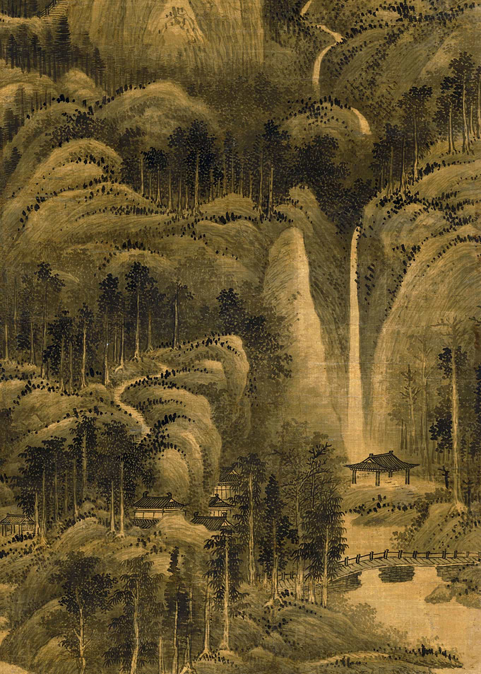 Chinese Nature Landscape Painting Wang Hui