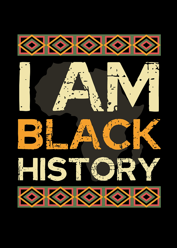I am Black History design
