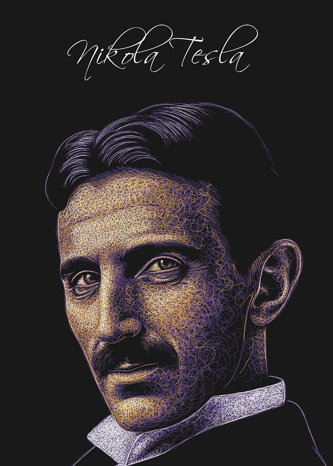 Nikola Tesla Portrait