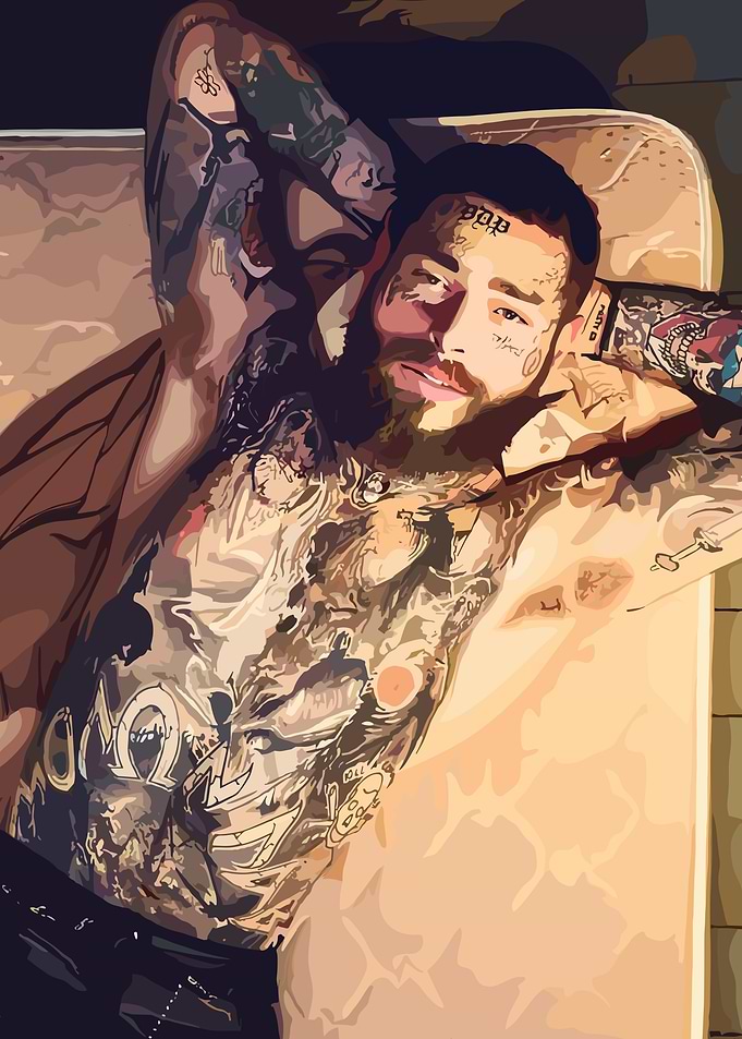 Post Malone Illustration