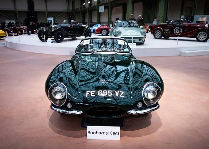 Classic Green Car at Bonhams Auction