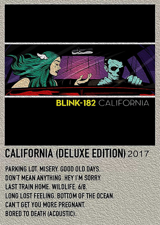 Blink-182 California Album Cover Art