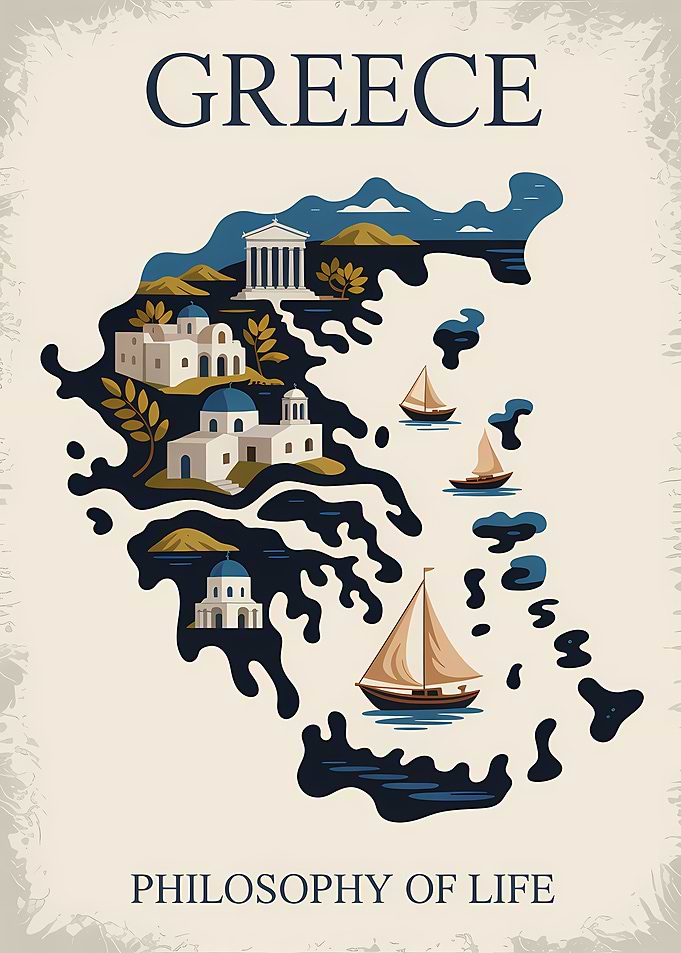 Greece: Philosophy of Life Map