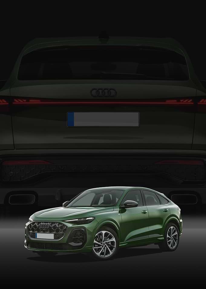 Green Audi Q5 Sportback 2025