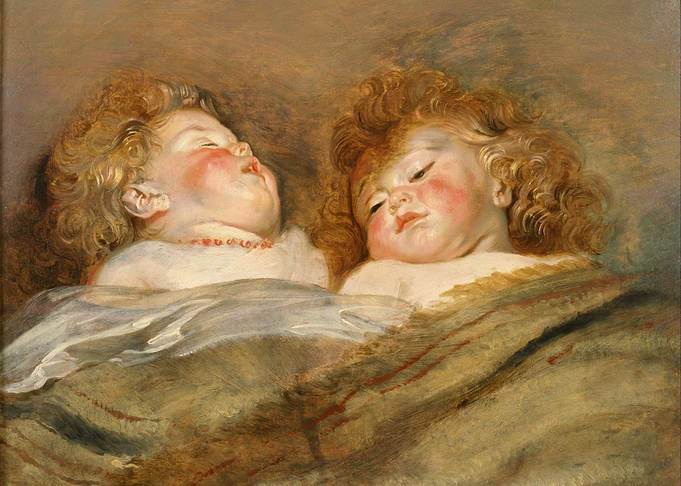 Two Sleeping Children