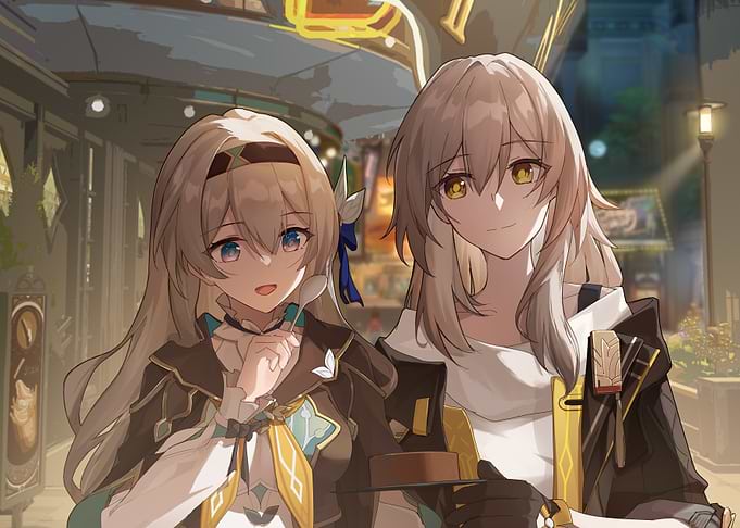 Firefly and Herta Honkai Star Rail Game Art