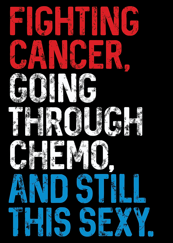 Fighting Cancer Chemo Survivor Poster, Inspirational Resilience Wall Art, Funny Strength Print