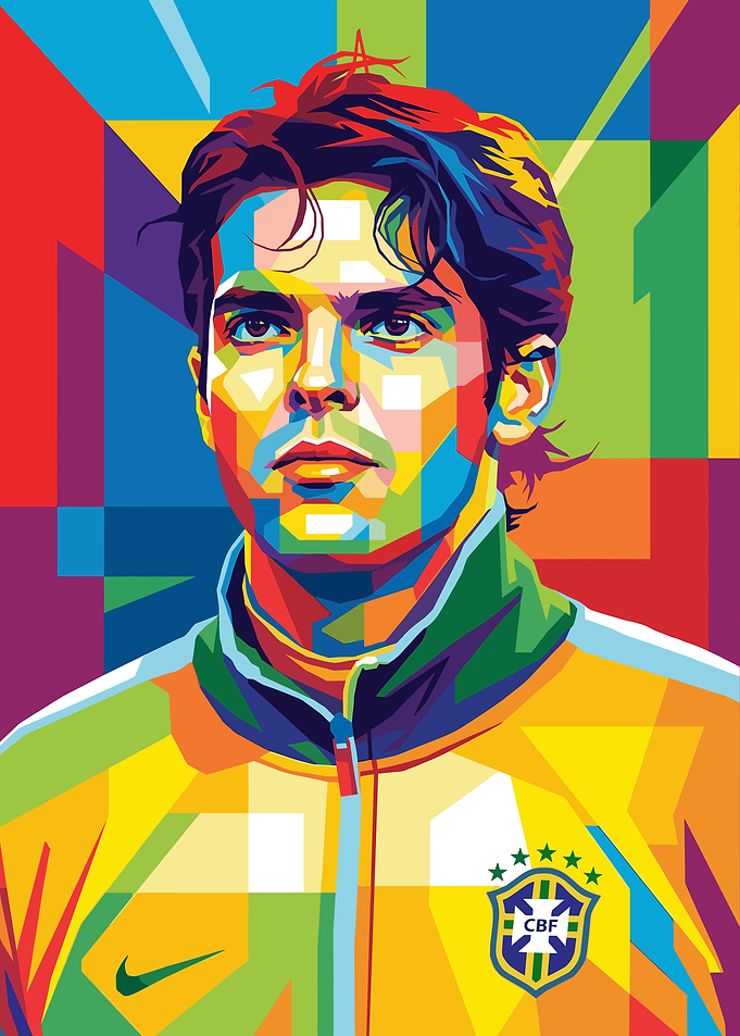 Kaka Portrait Pop Art