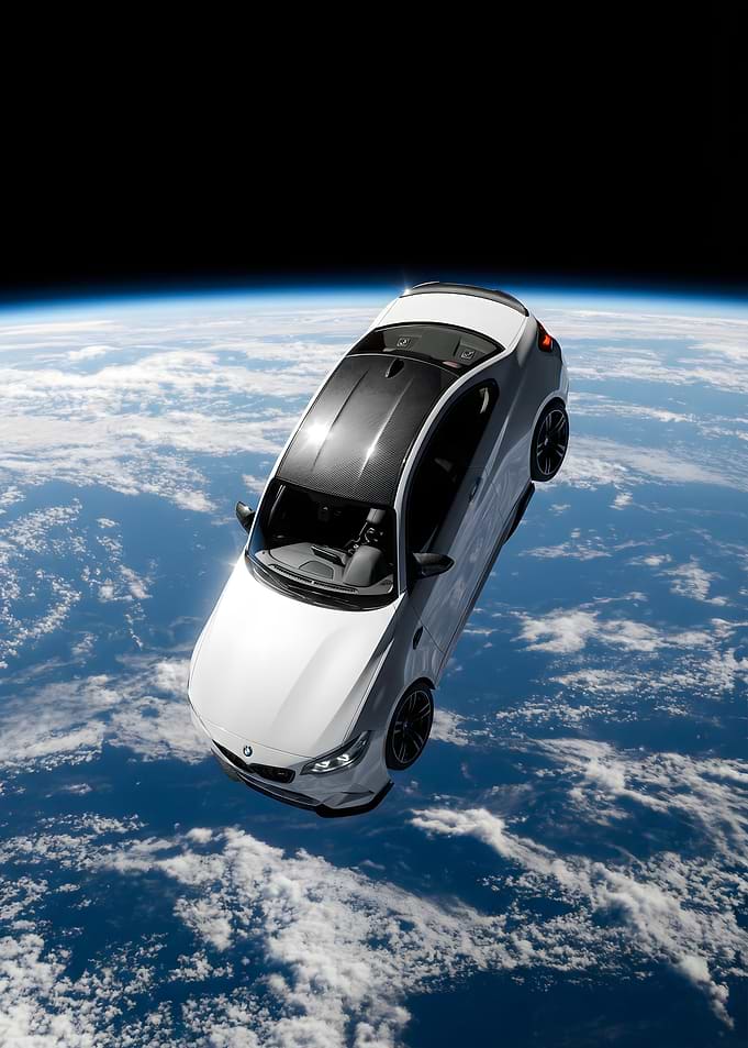 BMW M2 in Space