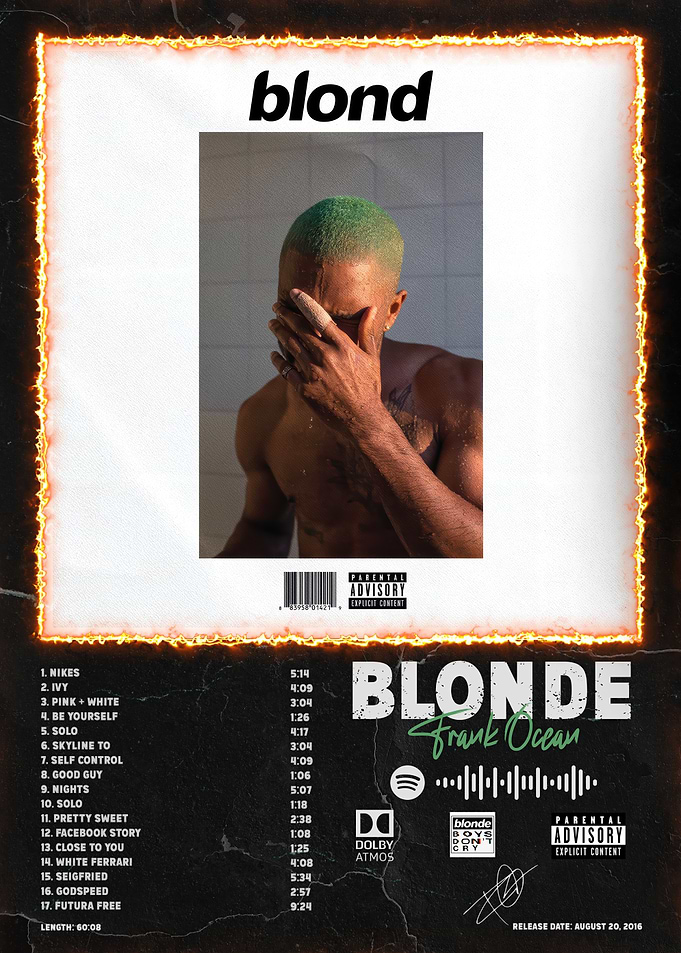 Frank Ocean Blonde Album Cover