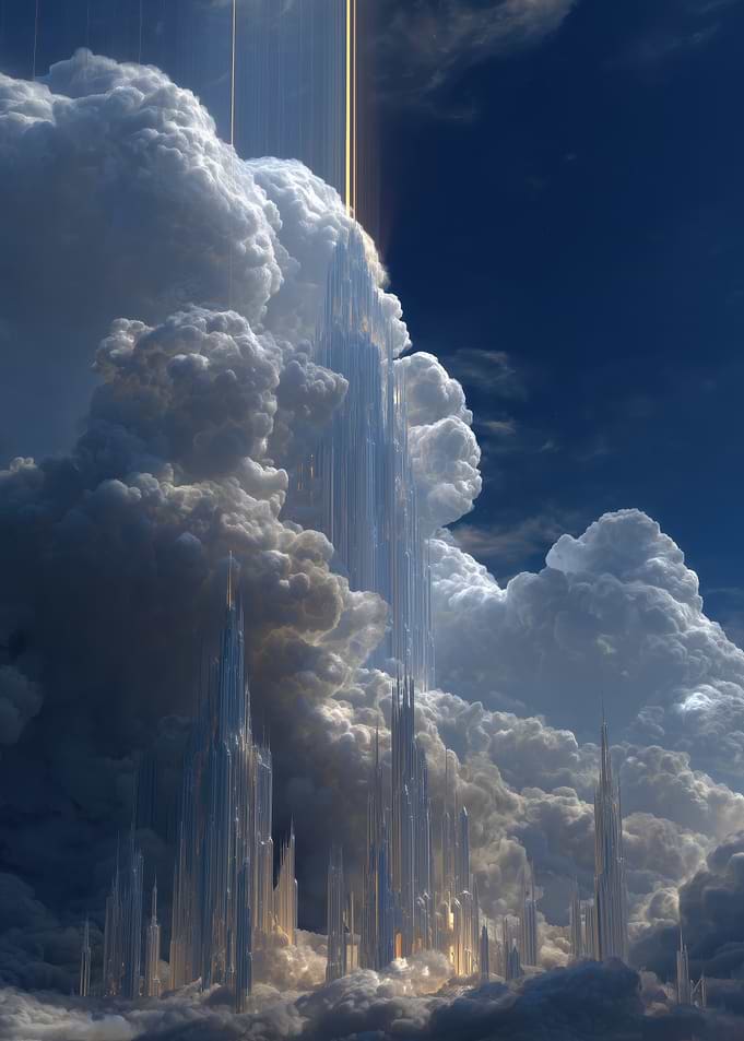 Crystal City in the Clouds