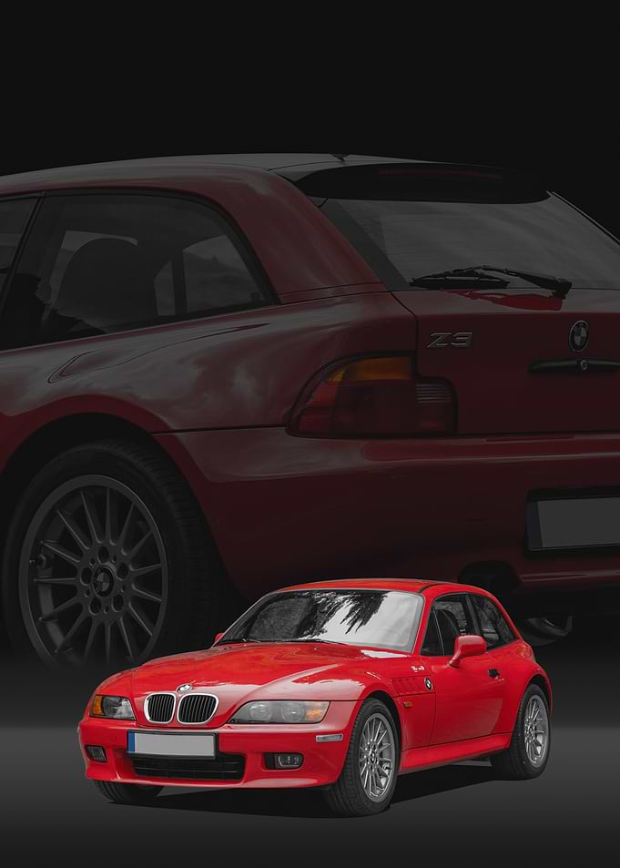 Red BMW Z3 Coupe