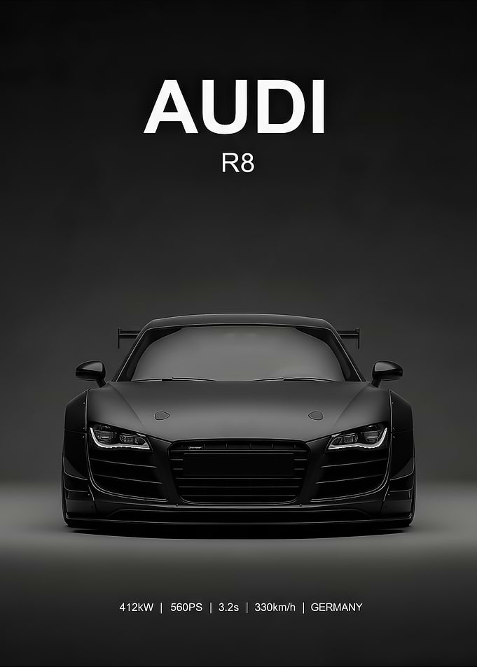 race Audi R8 Black Edition