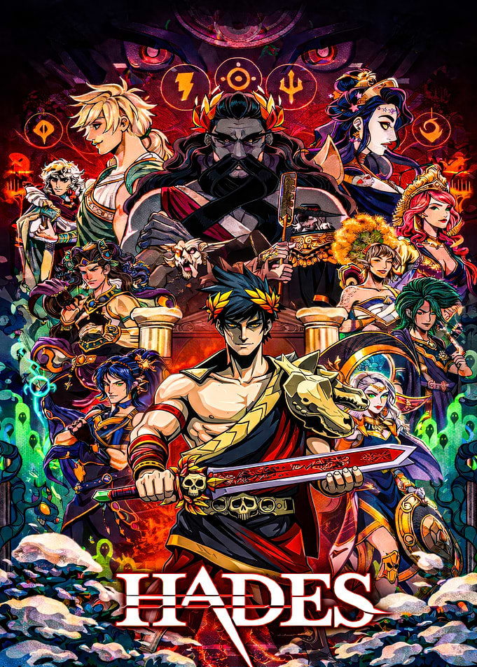 Hades Game Characters Poster