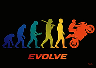 Evolution to Motorcycle Rider