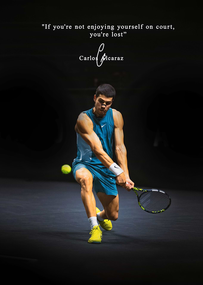 Carlos Alcaraz Tennis Quote