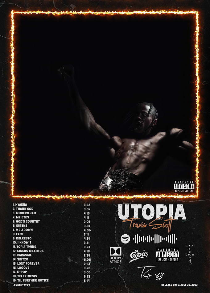 Travis Scott Utopia Album Cover