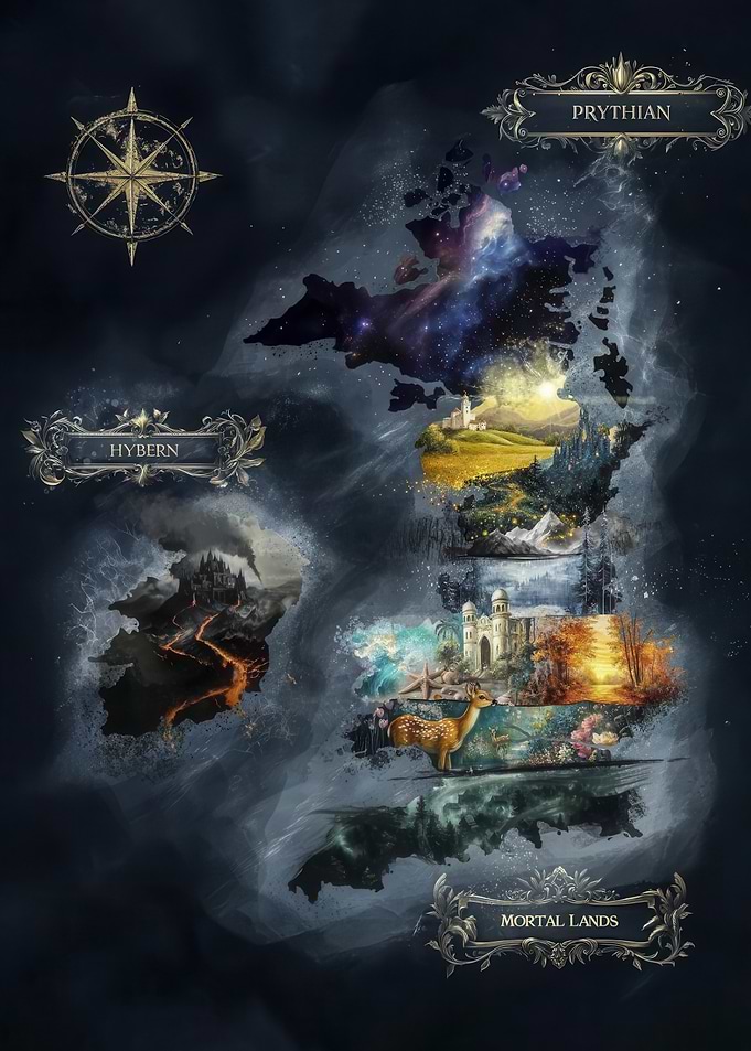 A Court of Thorns and Roses Map