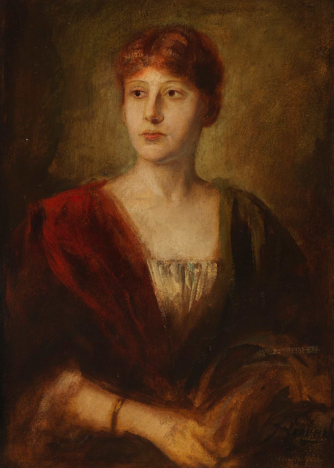 Portrait of a Woman with Shawl