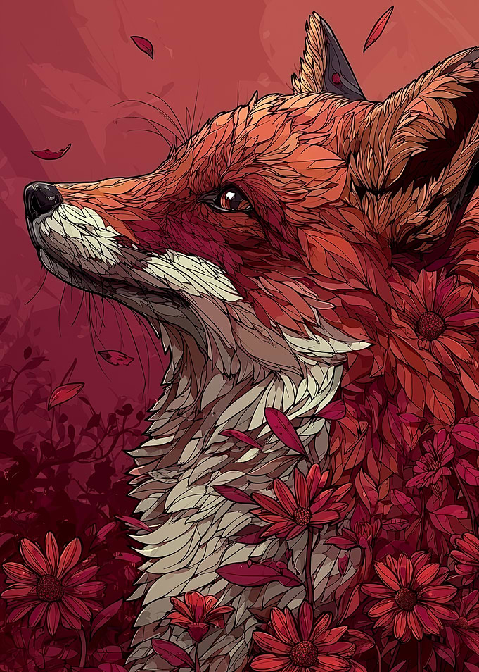 Floral Fox
