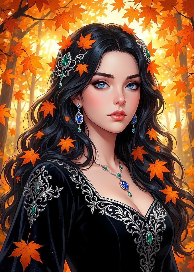 Autumn Portrait of a Woman