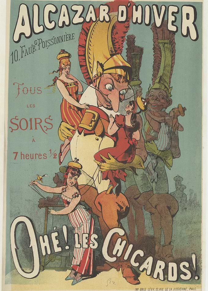Alcazar D'Hiver Vintage French Poster