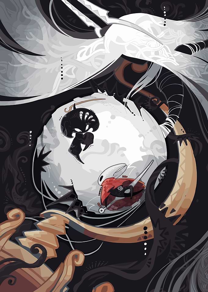 Hollow Knight Characters Digital Art