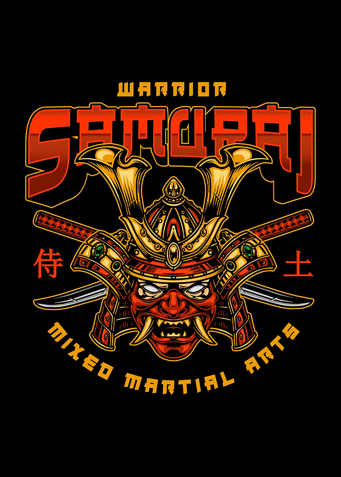 Samurai Warrior Mixed Martial Arts Design