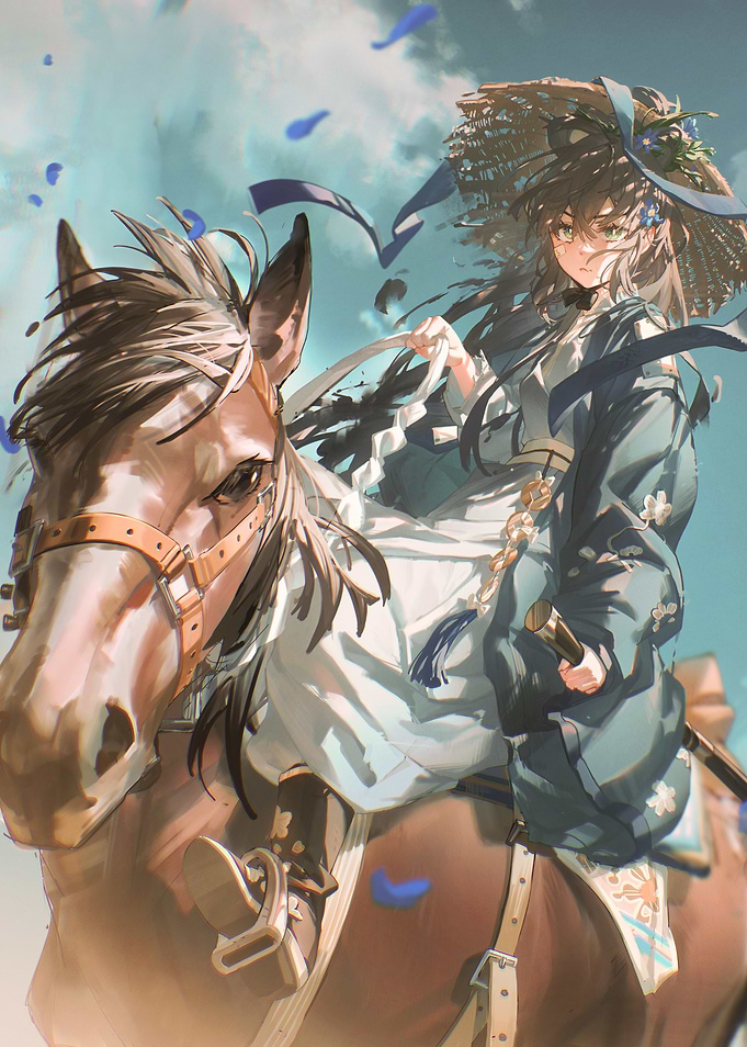 Girl Riding Horse