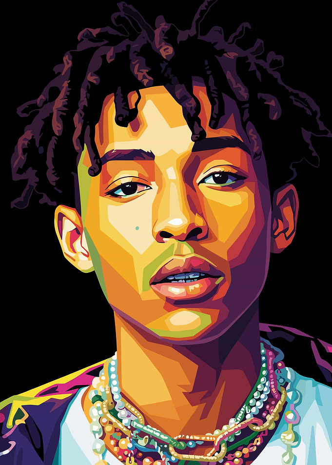 Jaden Smith Pop Art Portrait