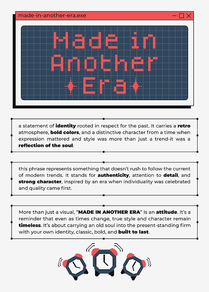 Made in Another Era Retro Aesthetic