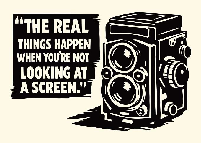 Film Photography Quote Poster