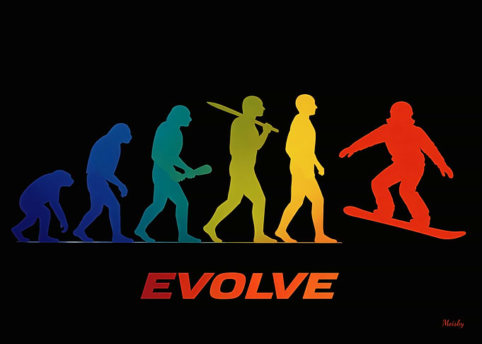 Evolution to Snowboarding