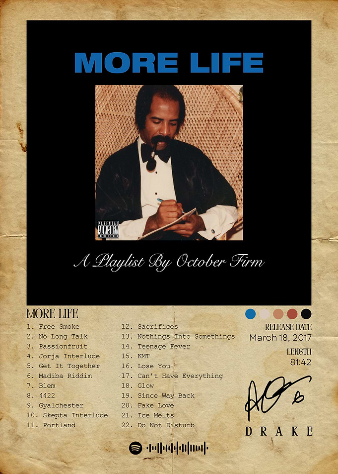 Drake - More Life Album Cover