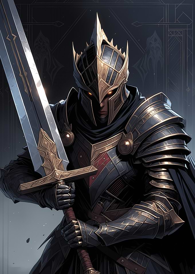 Armored Knight with Sword