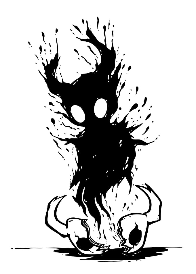 Ink Monster on Broken Mask